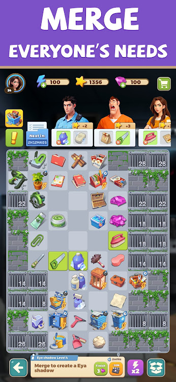 #8. Merge Prison : hidden puzzle (Android) By: Blue Ultra Game Limited