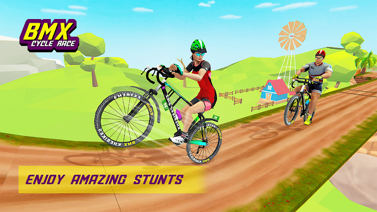 #7. Cycle Racing Game BMX Racer (Android) By: Extreme Loft Games