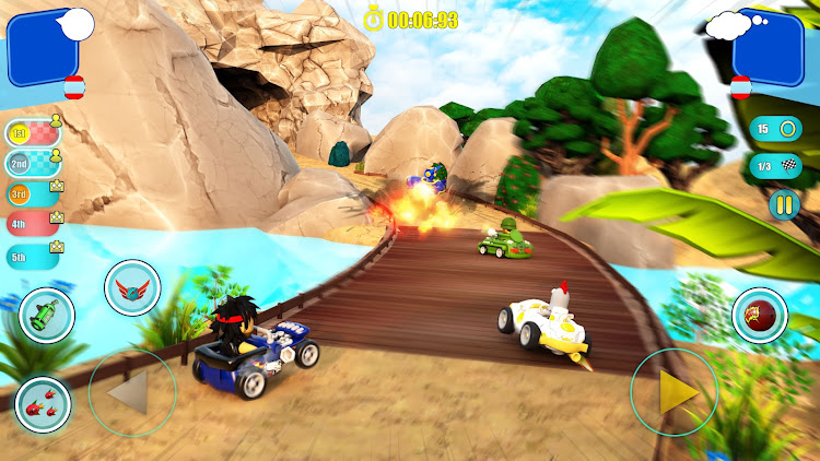 #4. Karts Go - Mini car Karting 3D (Android) By: GameEnix - Monster Truck Racing,Action Games