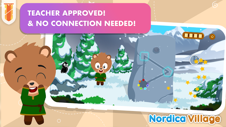 #4. Nordica Village: Kids Games 2+ (Android) By: KidsBanner - Educational games for Kids!