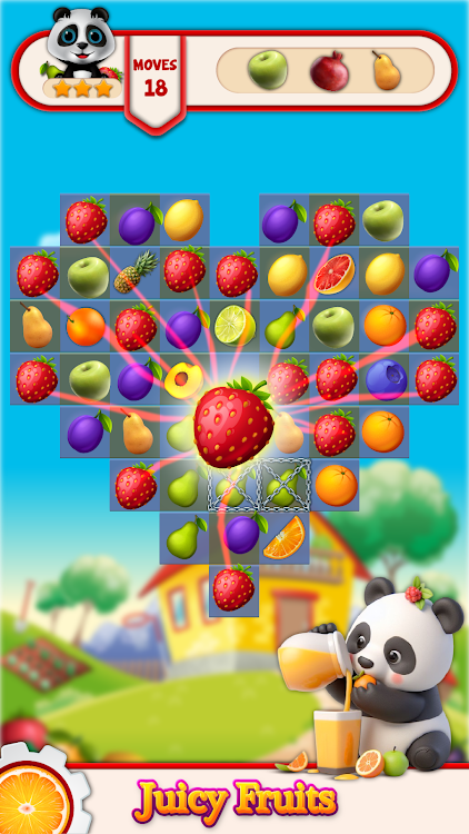 #8. Fruit Blast Match 3 Games (Android) By: Flaming Fragrance