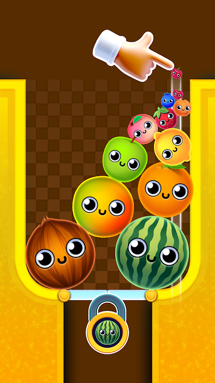 #4. Watermelon Merge - Fruit Mania (Android) By: Loomio