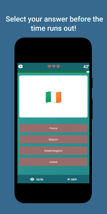 #3. World Flags Trivia (Android) By: Cool Great Apps