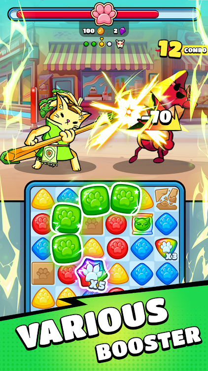 #5. Match Food: Animal Chef Fight (Android) By: Great Arcade Games