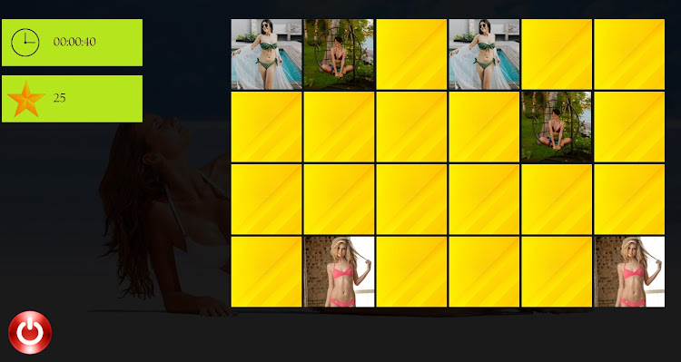 #4. Sexy Bikini Girls Match Game (Android) By: Wallpaper Fountain