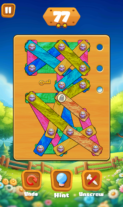 #7. Nuts & Bolts Brain Puzzle (Android) By: PiTi Studio