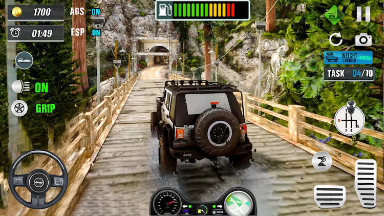 #4. SUV 4x4 jeep driving game (Android) By: GamesEight