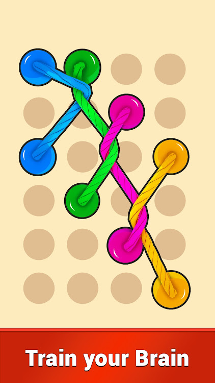 #2. Tangle Rope 3D: Sorting Puzzle (Android) By: Biza Studio - Puzzle Games