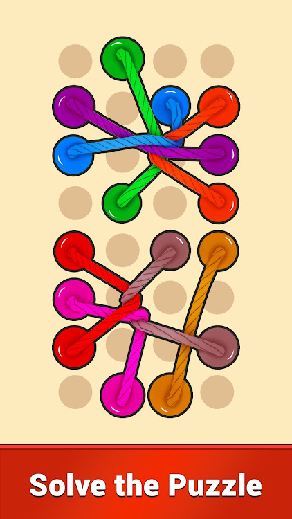 #5. Tangle Rope 3D: Sorting Puzzle (Android) By: Biza Studio - Puzzle Games