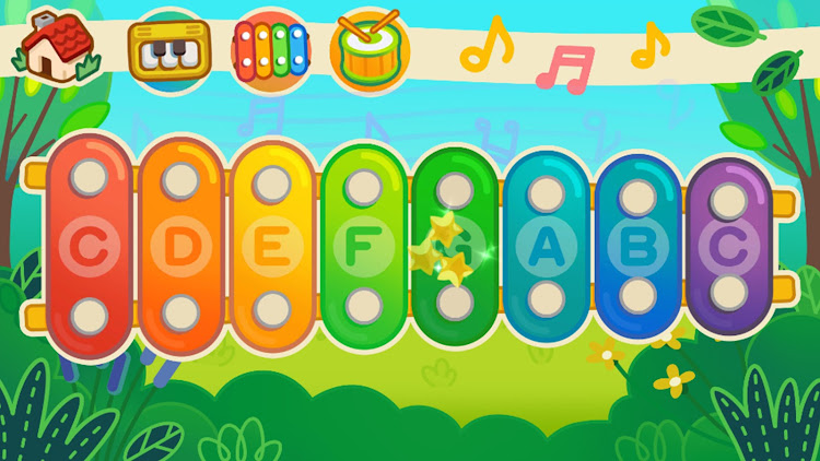 #6. Baby Dino Piano:Kids Piano Fun (Android) By: Easetouch