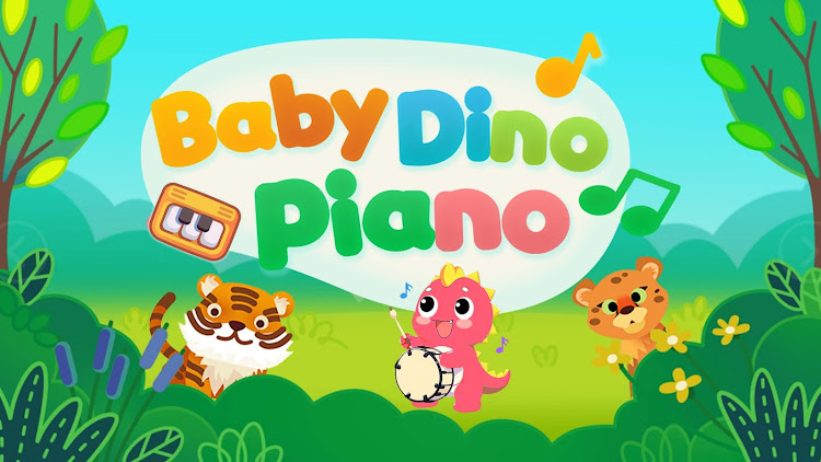 #7. Baby Dino Piano:Kids Piano Fun (Android) By: Easetouch