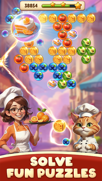 #4. Cooking Bubbles (Android) By: HitMobileGames