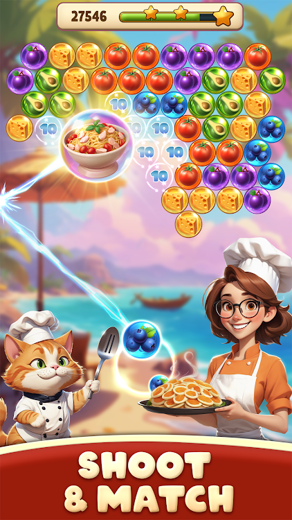 #6. Cooking Bubbles (Android) By: HitMobileGames