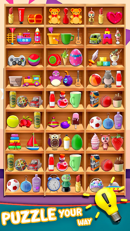 #6. Goods Match Triple Sort Games (Android) By: HighPixel Gamez