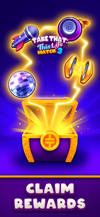 #4. Take That : This Life Match 3 (Android) By: CGA Simulation Studio : Apps for Wellbeing and Fun