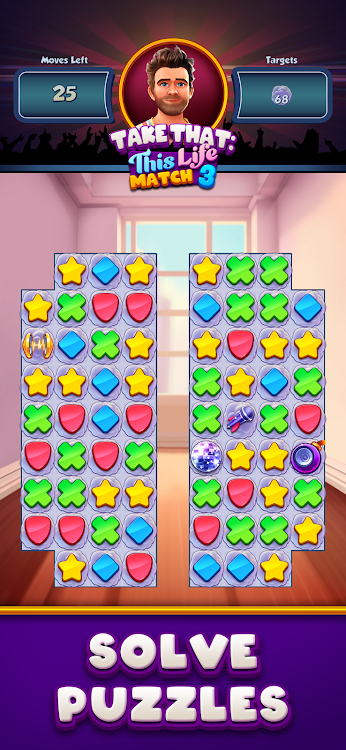 #10. Take That : This Life Match 3 (Android) By: CGA Simulation Studio : Apps for Wellbeing and Fun