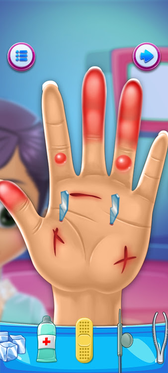 #3. Hand Doctor : Kids Doctor (Android) By: Game Addiction2