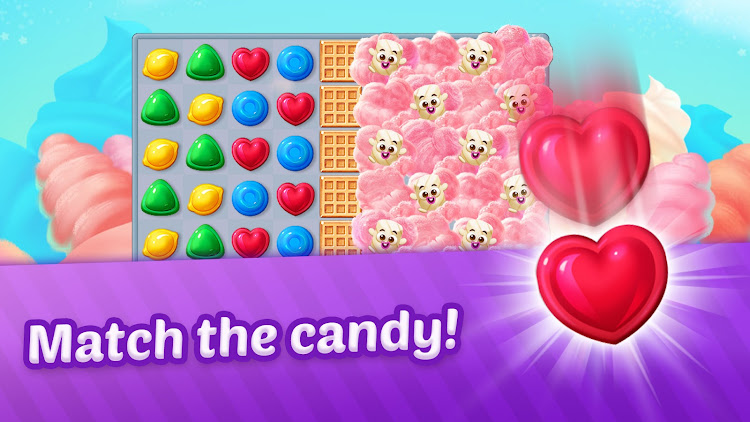 #6. Lollipop Sweet Heroes Match3 (Android) By: Puzzle1Studio