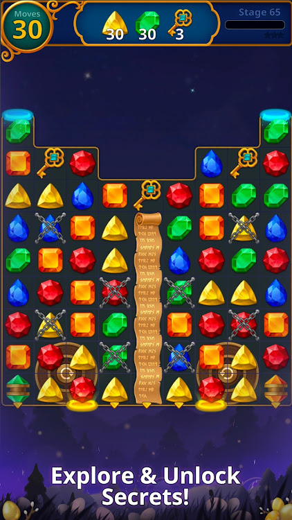 #3. Jewels Magic: Mystery Match3 (Android) By: Puzzle1Studio