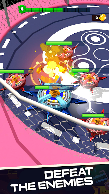 #2. Spinner Battle Bots Arena (Android) By: Nolodin Games LLC