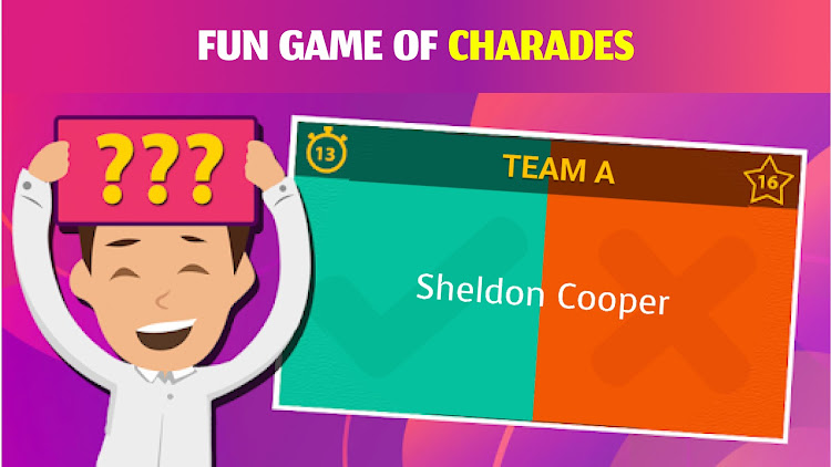 #7. Charades - Fun Party Game (Android) By: AHB Games