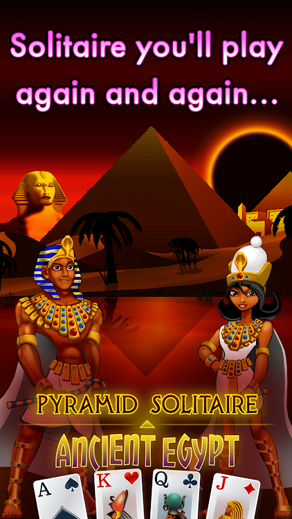 #2. Pyramid Solitaire - Egypt (Android) By: Glowing Eye Games Limited