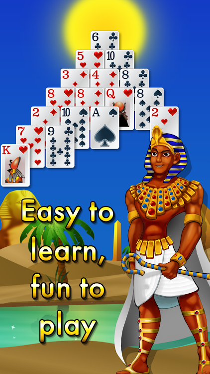 #3. Pyramid Solitaire - Egypt (Android) By: Glowing Eye Games Limited