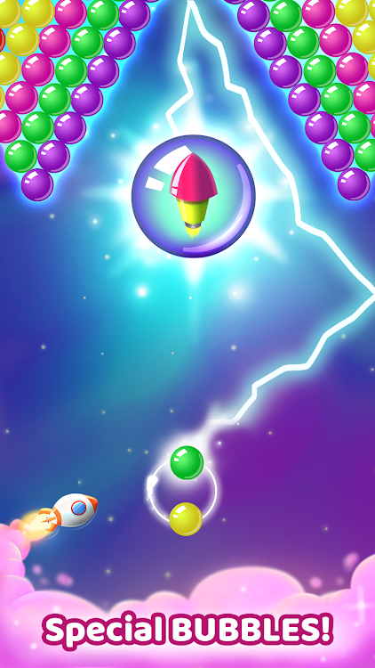 #3. Bubble Shooter Space: Pop Game (Android) By: Bubble Shooter @ MadOverGames