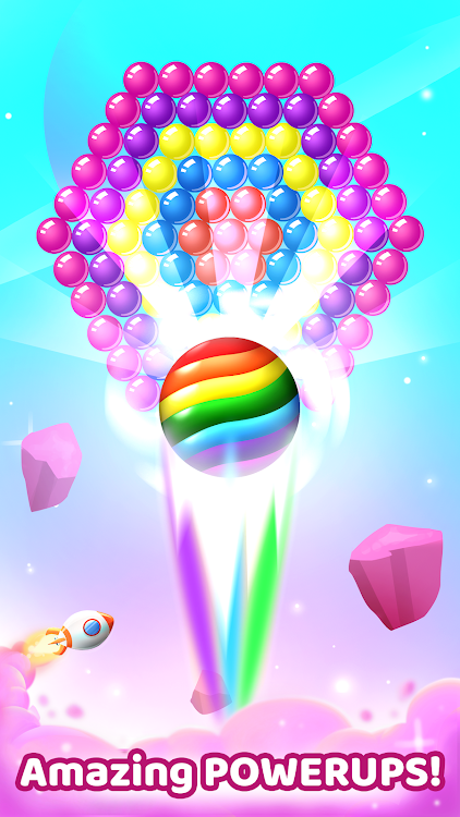 #2. Bubble Shooter Space: Pop Game (Android) By: Bubble Shooter @ MadOverGames