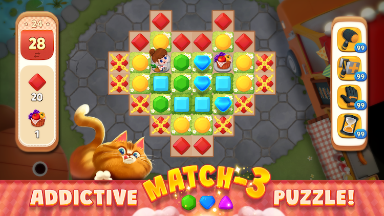 #6. Delish Match : Match3 & Design (Android) By: PLAYDOG