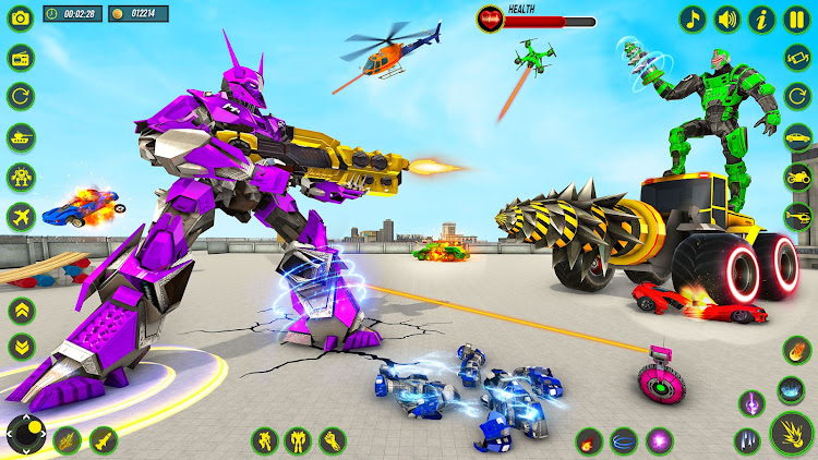 #5. Bull Robot Car Game:Robot Game (Android) By: Cradley Creations