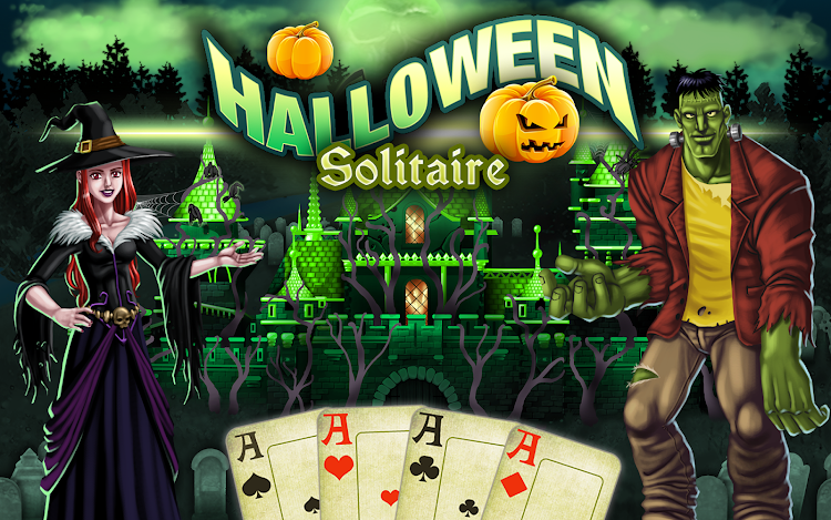 #6. Halloween Tri-peaks Solitaire (Android) By: Glowing Eye Games Limited