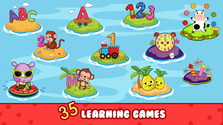 #3. Balloon Pop Kids Learning Game (Android) By: GunjanApps Studios