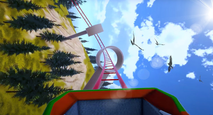 #9. VR Roller Coaster 360 (Android) By: Reality Games VR 360 Simulator