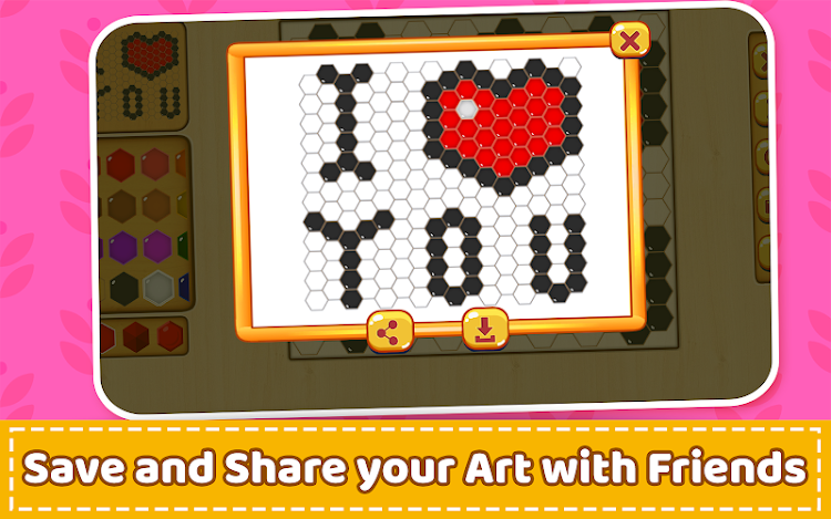 #6. Mosaic Puzzles Art Game Kids (Android) By: GunjanApps Studios