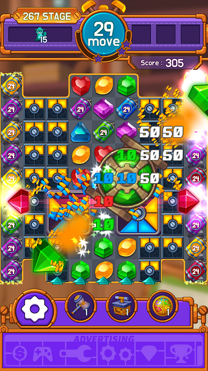 #8. Jewel Maker : Match 3 Puzzle (Android) By: 무지개토끼