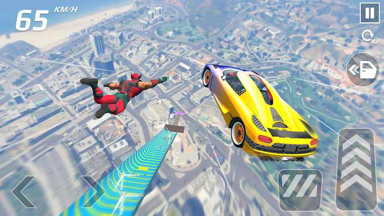 #4. GT Car Stunt 3D: Car Driving (Android) By: Zego Studio