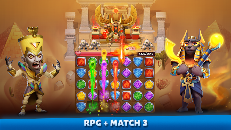 #7. Puzzle Breakers: Champions War (Android) By: RJ Games