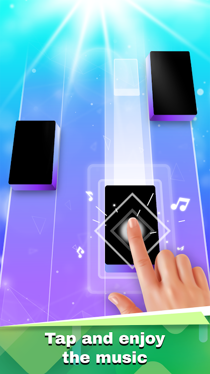 #9. Music Tiles 2 - Fun Piano Game (Android) By: Kasimi Apps