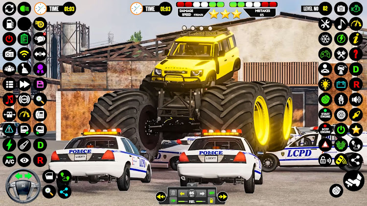 #2. Derby Monster Truck Stunt Game (Android) By: Games Tooist