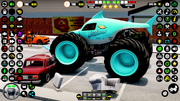 #6. Derby Monster Truck Stunt Game (Android) By: Games Tooist