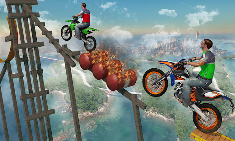 #2. Bike Tricks Trail Stunt Master (Android) By: Borois