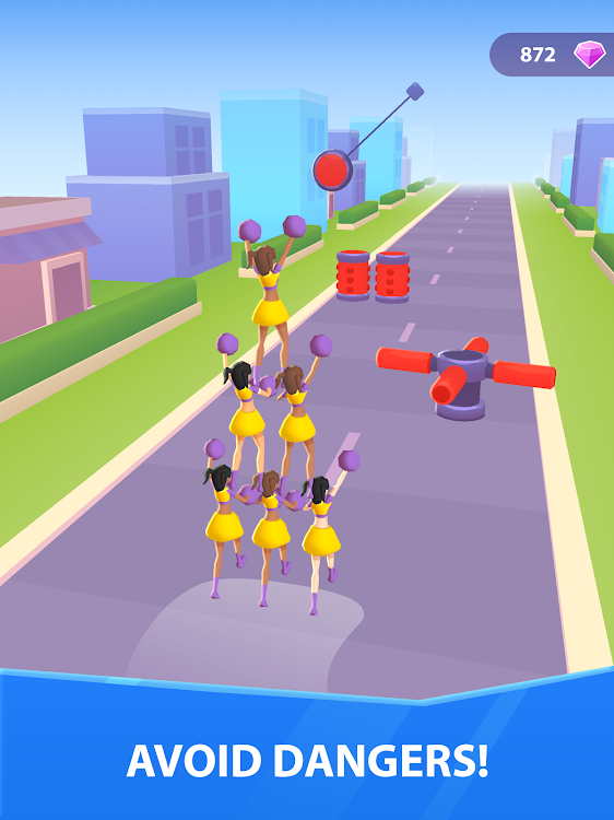 #9. Cheerleader Run 3D (Android) By: Supersonic Studios LTD