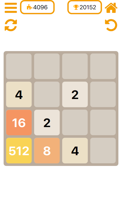 #9. 2048 - number puzzle game (Android) By: Evgeniy Kuklo