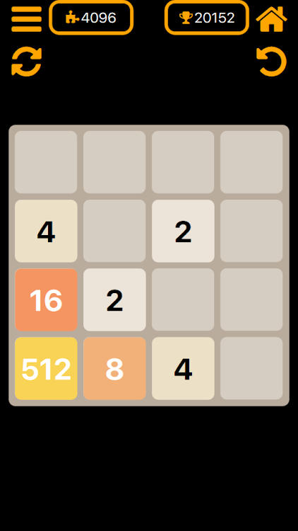 #10. 2048 - number puzzle game (Android) By: Evgeniy Kuklo