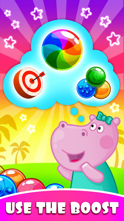 #4. Hippo Bubble Pop Game (Android) By: Hippo Kids Games