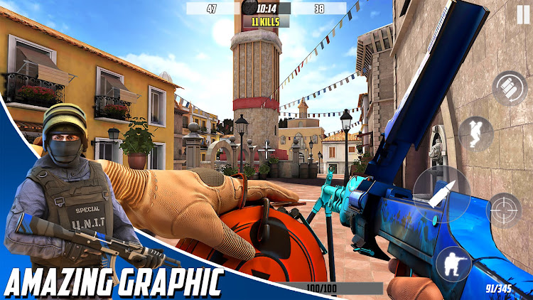 #4. Hazmob: FPS Gun Shooting Games (Android) By: Hazmob