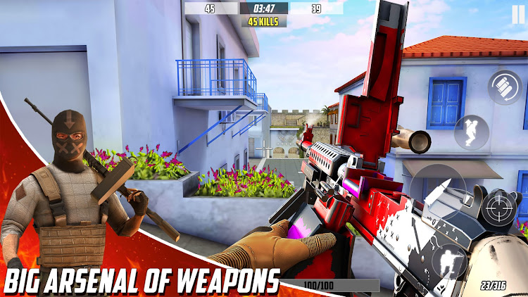 #7. Hazmob: FPS Gun Shooting Games (Android) By: Hazmob