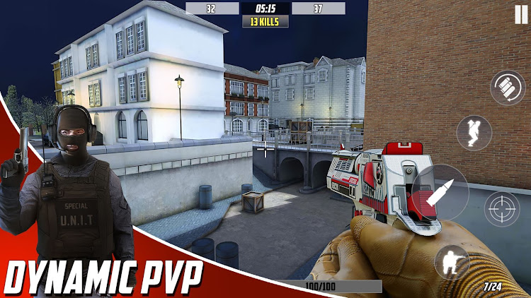 #10. Hazmob: FPS Gun Shooting Games (Android) By: Hazmob