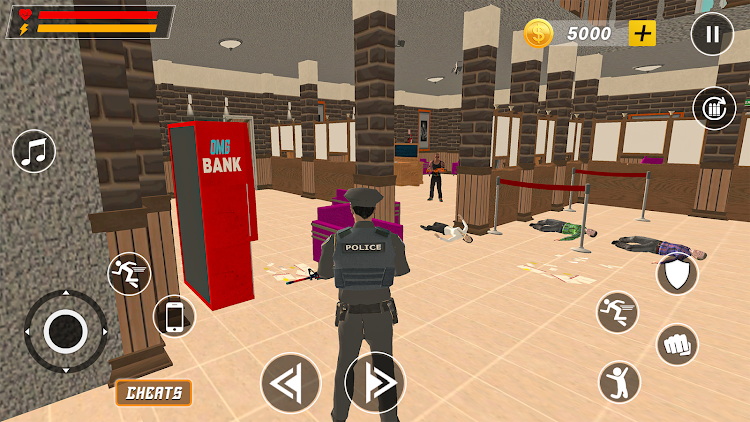 #3. Crime Mafia City Gangster Wars (Android) By: Game Wall Studio